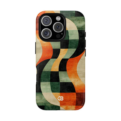 Burnt Orange Curve · Tough Etui na telefon dla iPhone