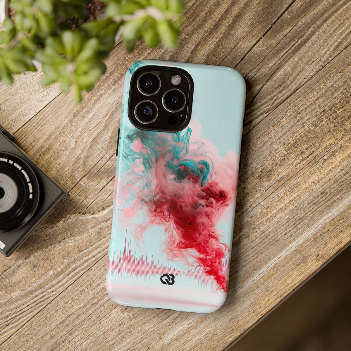 Sonic Bloom · Tough Phone Case for iPhone · Red