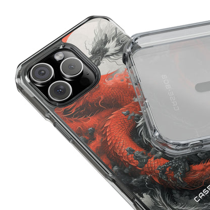 Kaksoislohikäärmeet Crimson iPhone 16 Pro Max - Impact suojakotelo