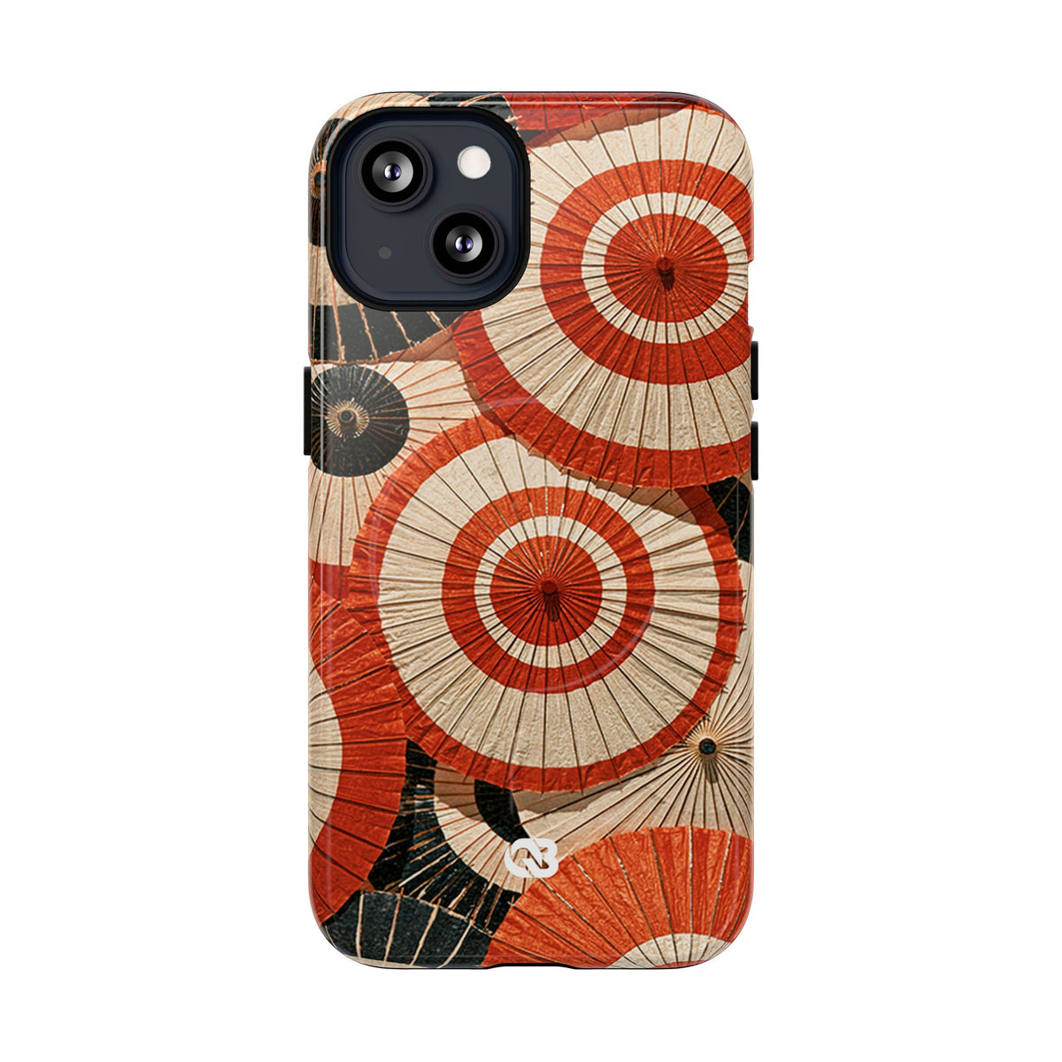 Vermilion Wagasa Motif · Tough 2.0 Magnetic Phone Case for iPhone · Red
