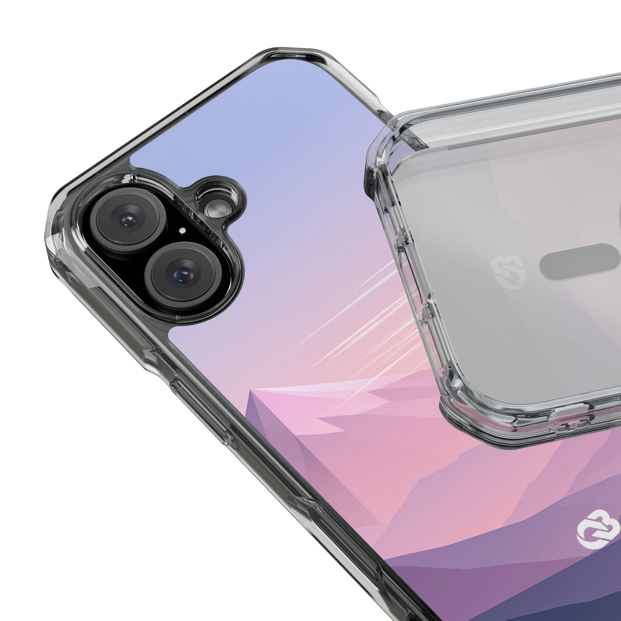Purple Impact MagSafe Phone Case for iPhone - Lavender Alpine Dawn
