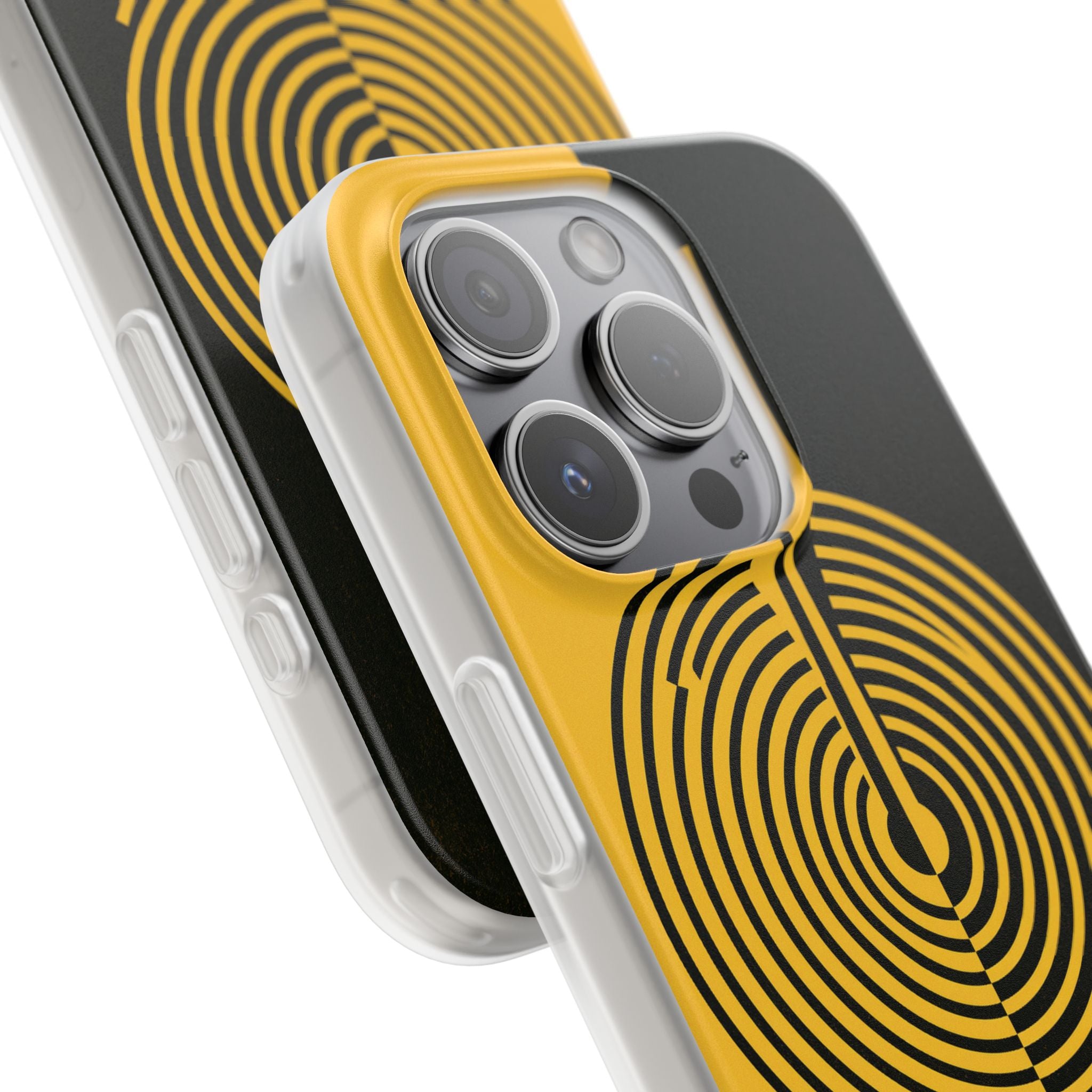 Yellow Lite Phone Case for iPhone - Voltage Sector Pulse