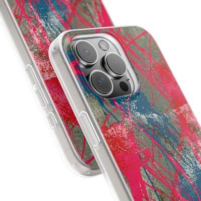 Neon Static Drip · Lite Phone Case for iPhone ·  Pink