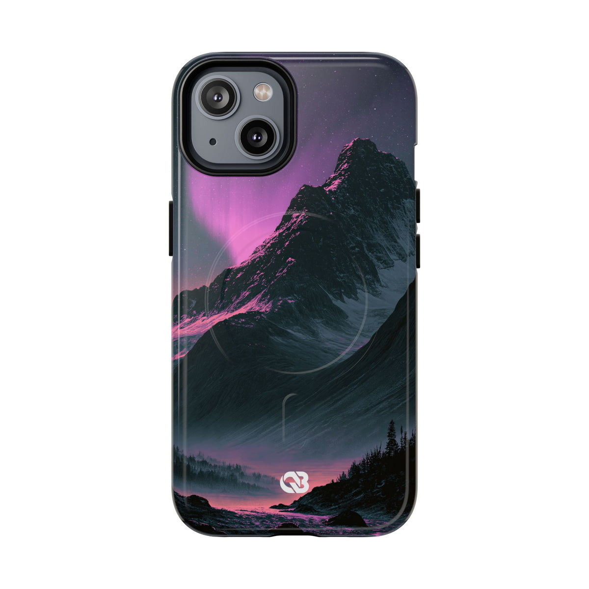 Arctic Aurora Summit · Tough 2.0 Magnetic Phone Case for iPhone · Black