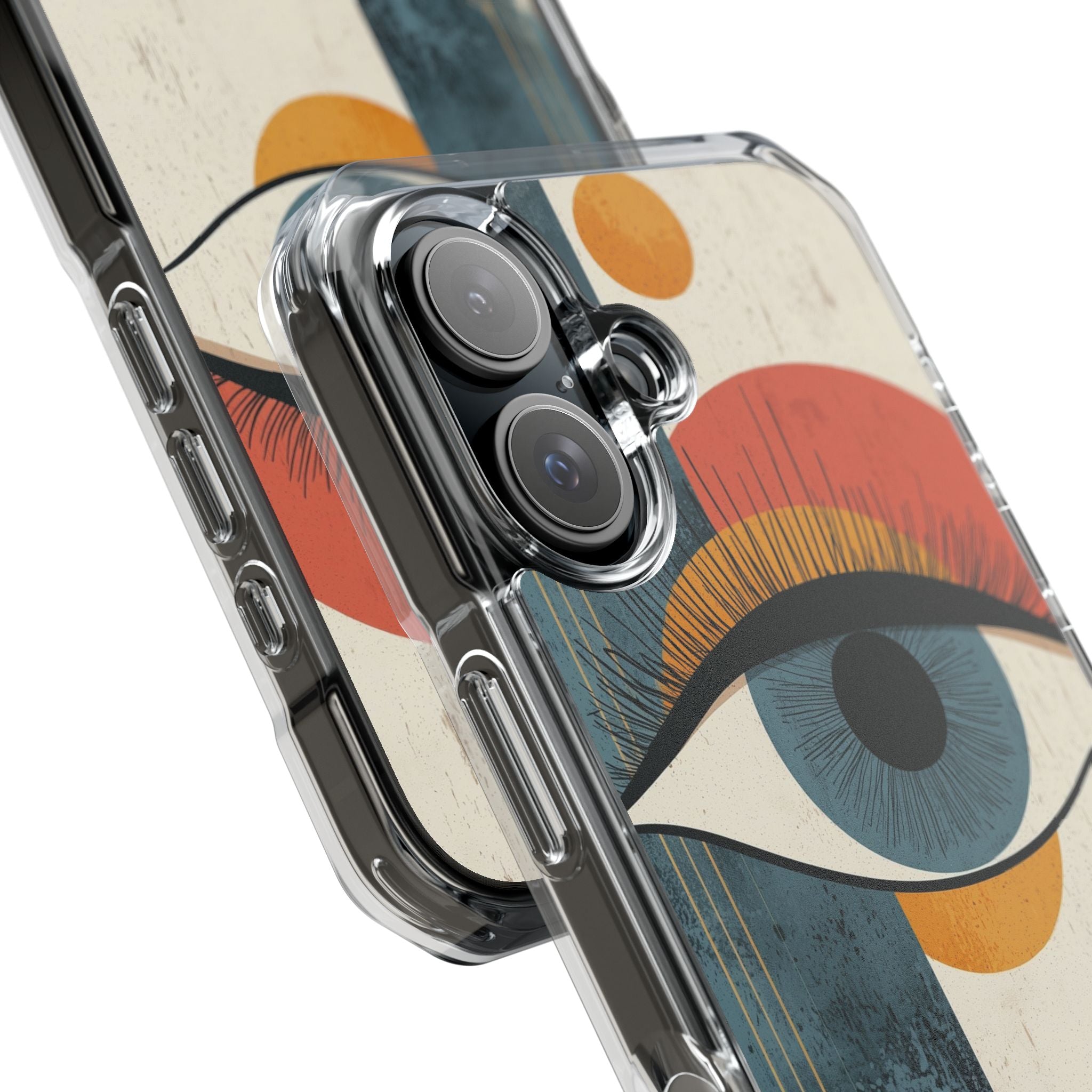 Distressed Azure Ocular · Impact Phone Case for iPhone · Magsafe