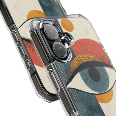 Distressed Azure Ocular · Impact Phone Case for iPhone · Magsafe