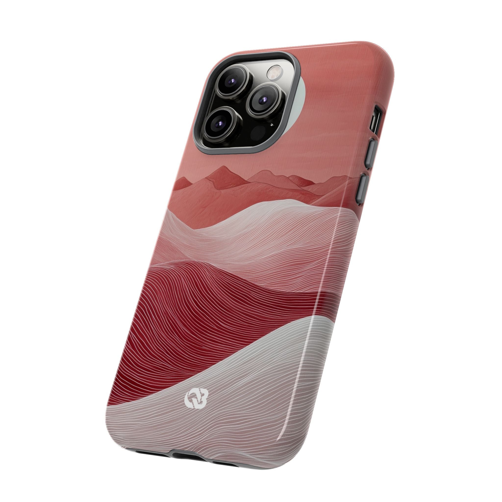Crimson Dune Horizon · Tough Phone Case for iPhone