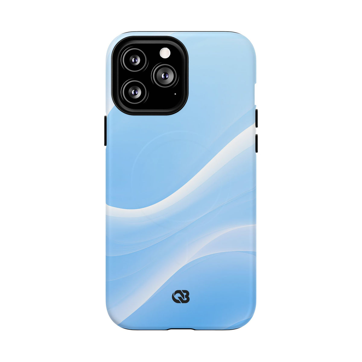 Blue Tough 2.0 Magnetic Phone Case for iPhone - Glacial Blue Silk