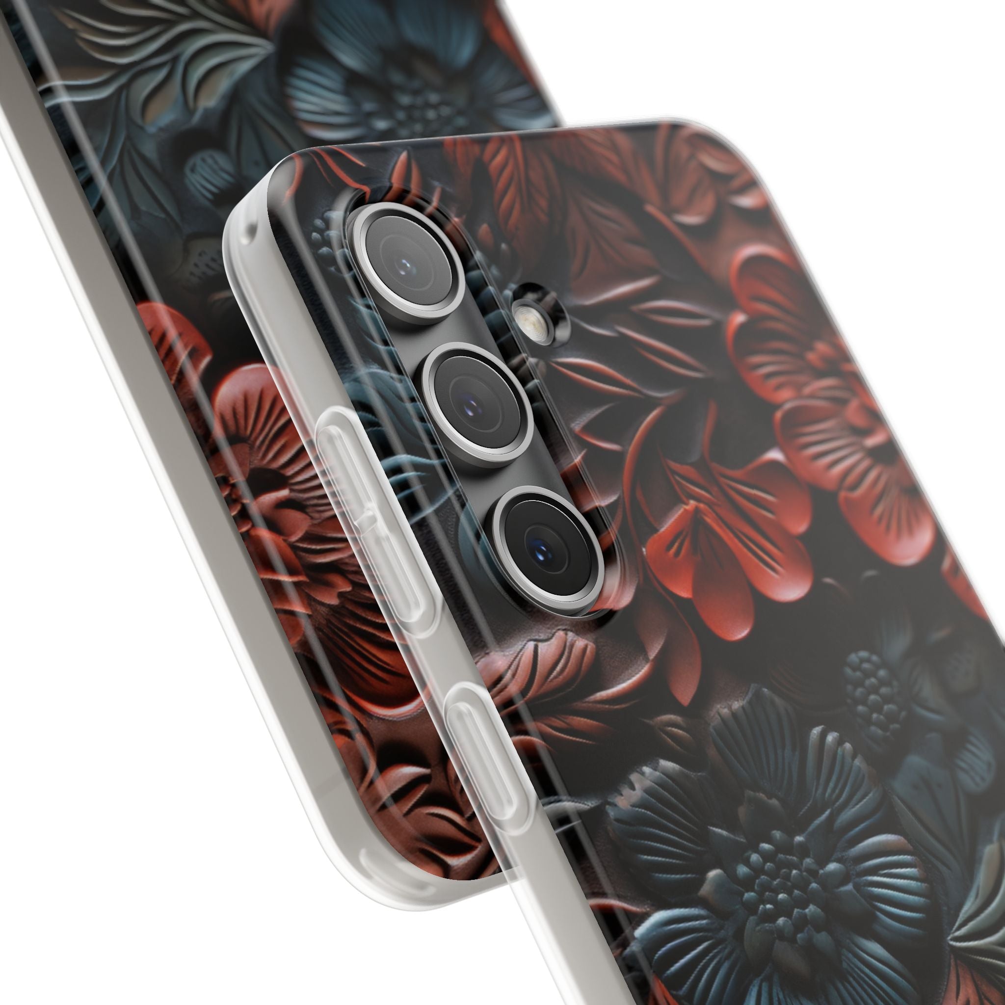 Carved Earth Bloom · Soft Phone Case for Samsung