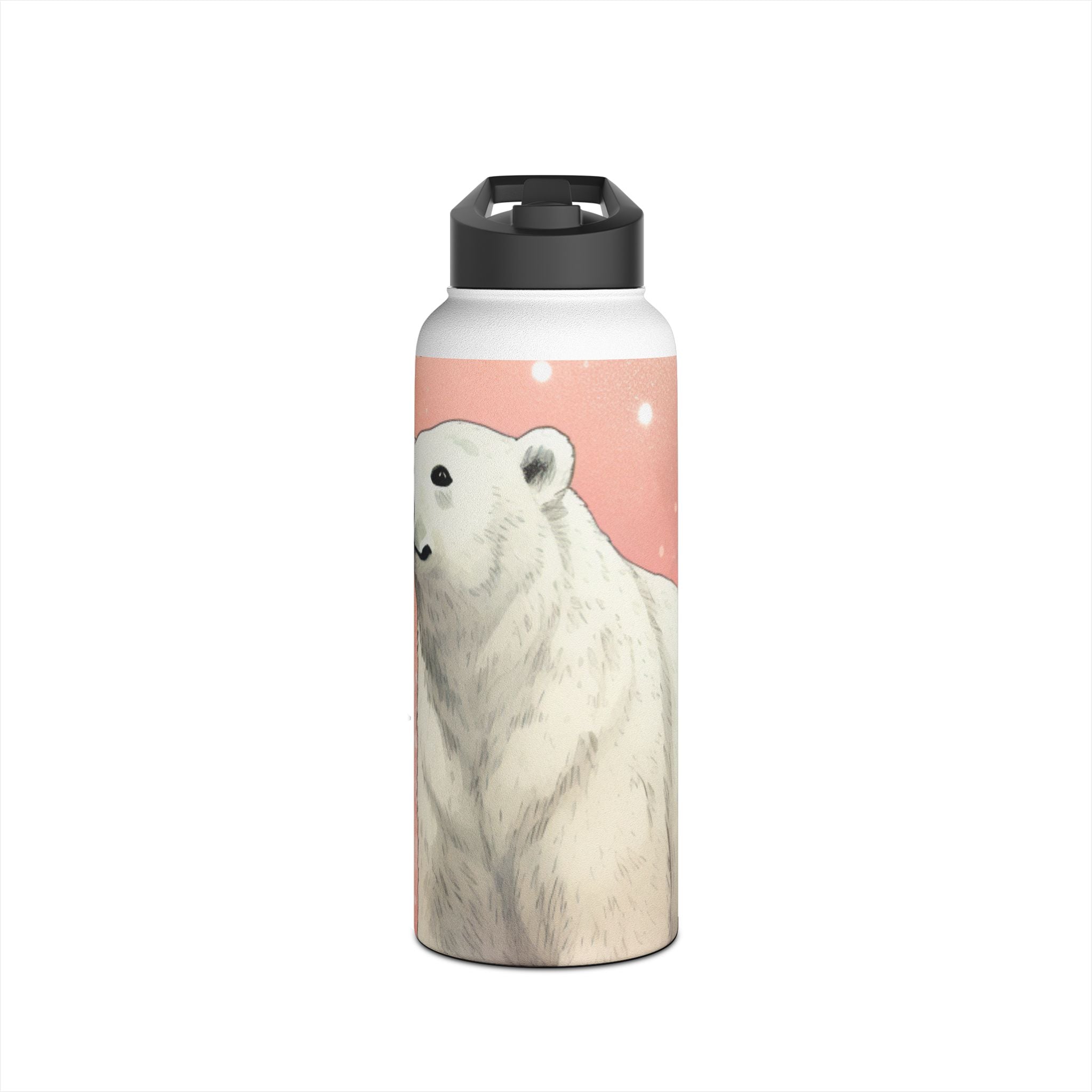 Polar Bear Nebula - Stainless Steel Water Bottle