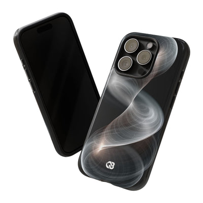 Luminous Vortex · Tough Phone Case for iPhone · Black
