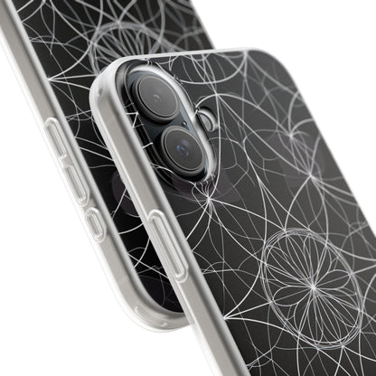 Radiant Petal Orbit iPhone 16 Plus Case - Soft