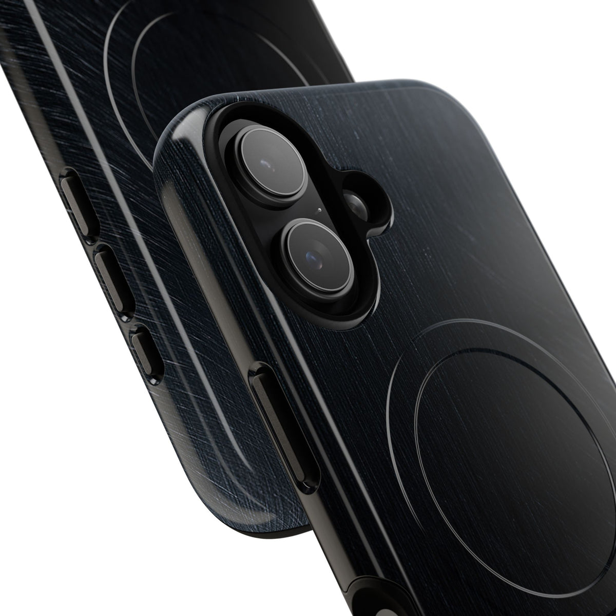Brushed Obsidian Steel · Tough 2.0 Magnetic Phone Case for iPhone · Black