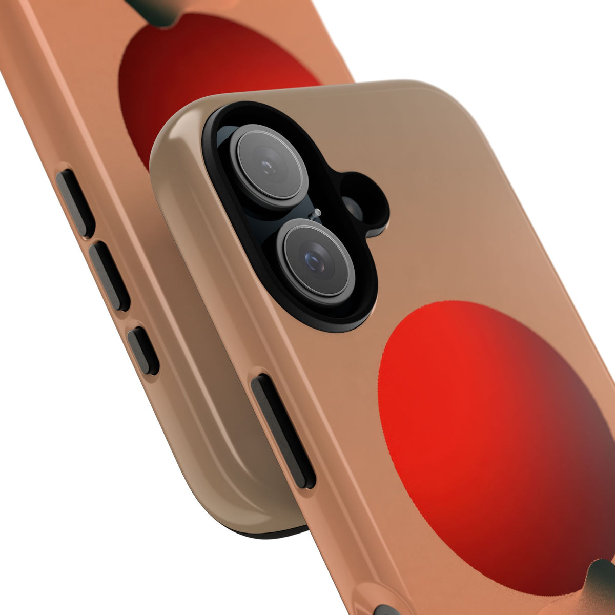 Crimson Sol Ridge · Tough Phone Case for iPhone · Red