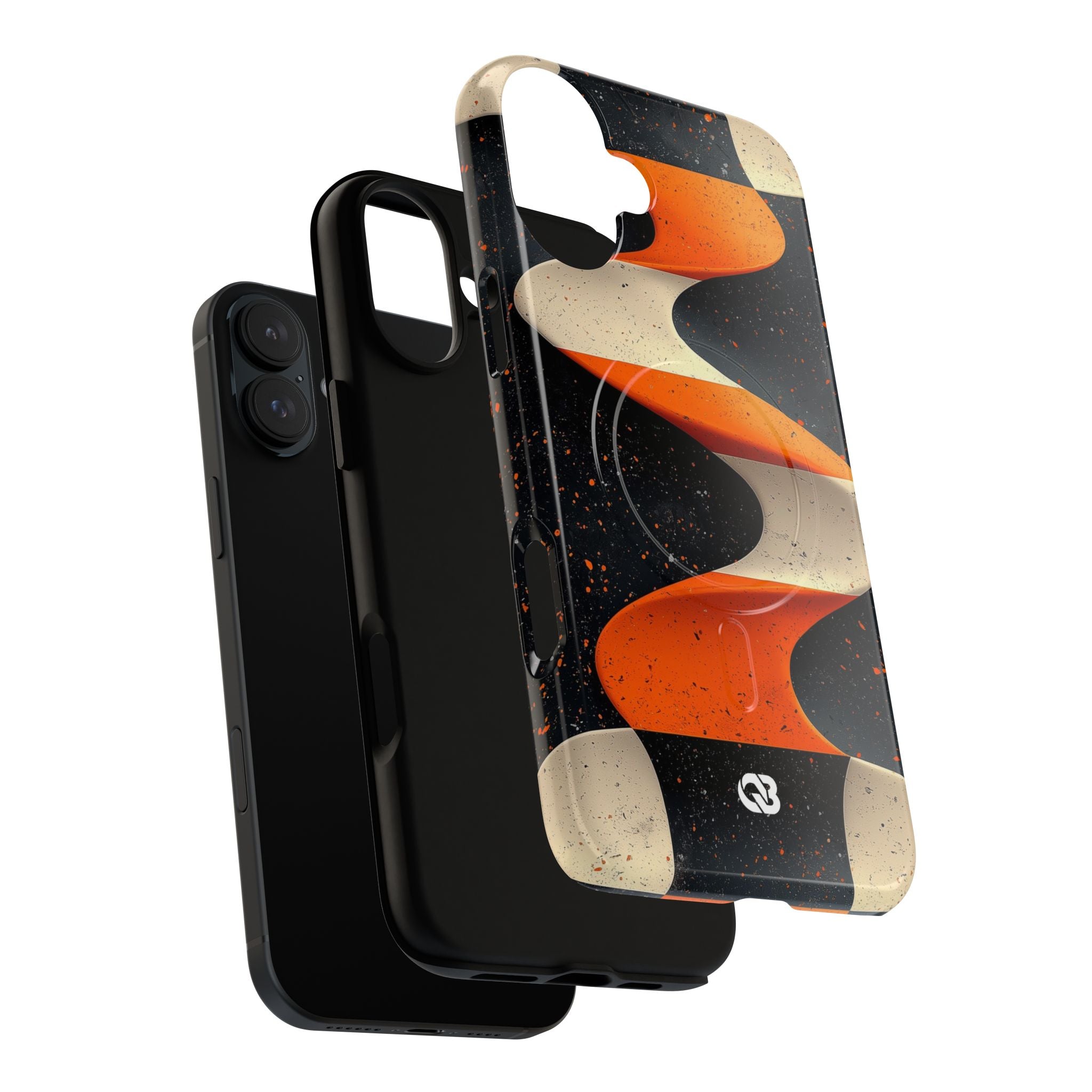 Orange Grit Twist · Tough+ Phone Case for iPhone · Magsafe