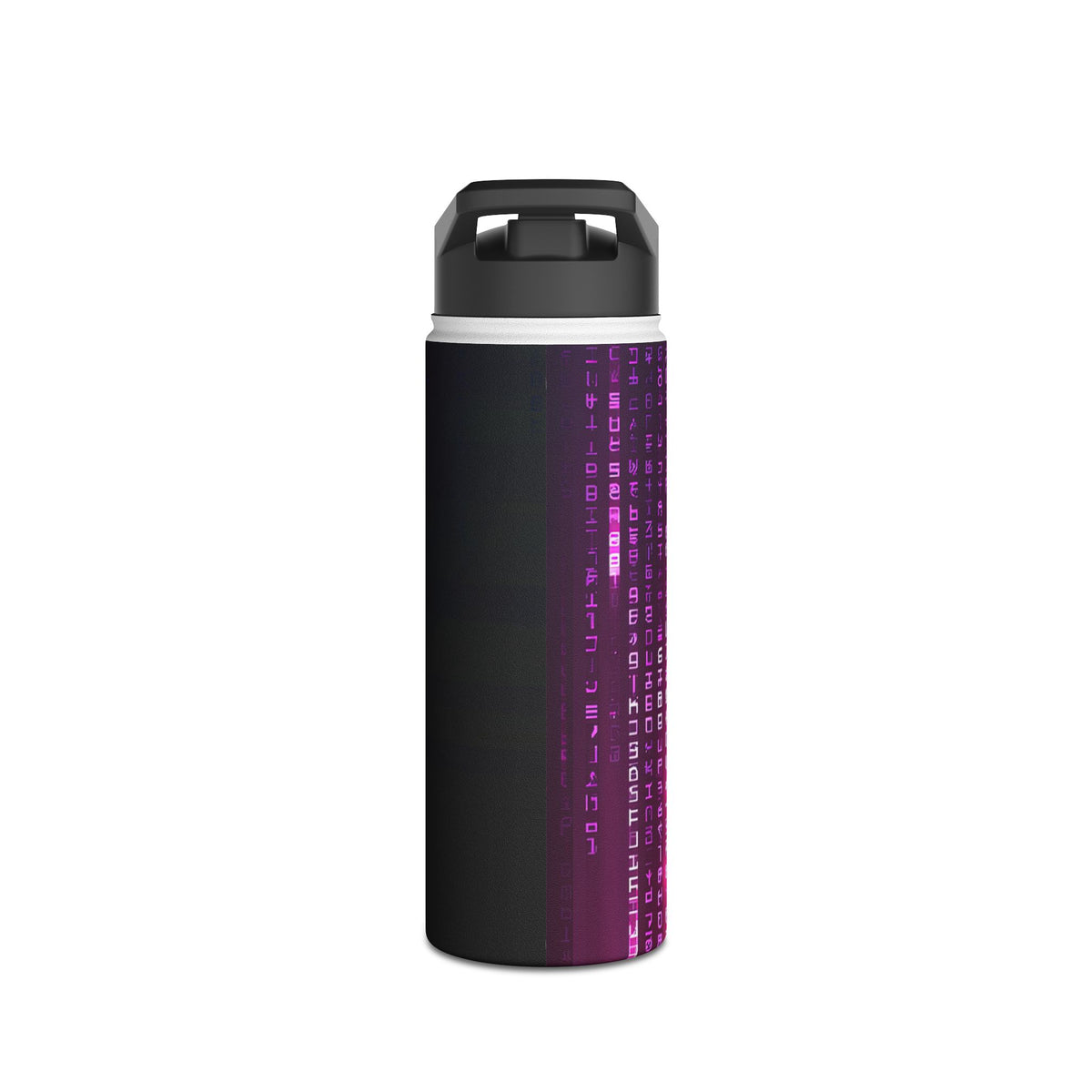 Binary Cascade · Insulated Water Bottle · Black
