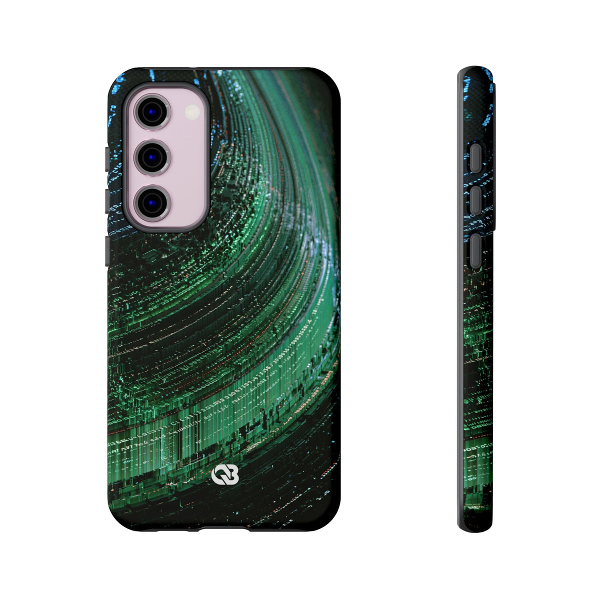 Orbital Data Stream · Tough Phone Case for Samsung · Green