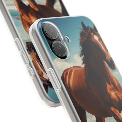 Blazing Horse iPhone 16 Plus Case - Soft
