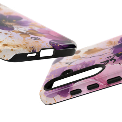 Gilded Violet Bloom · Tough Phone Case for Samsung