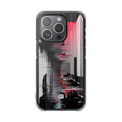 Black Impact MagSafe Phone Case for iPhone - Crimson Data Leak