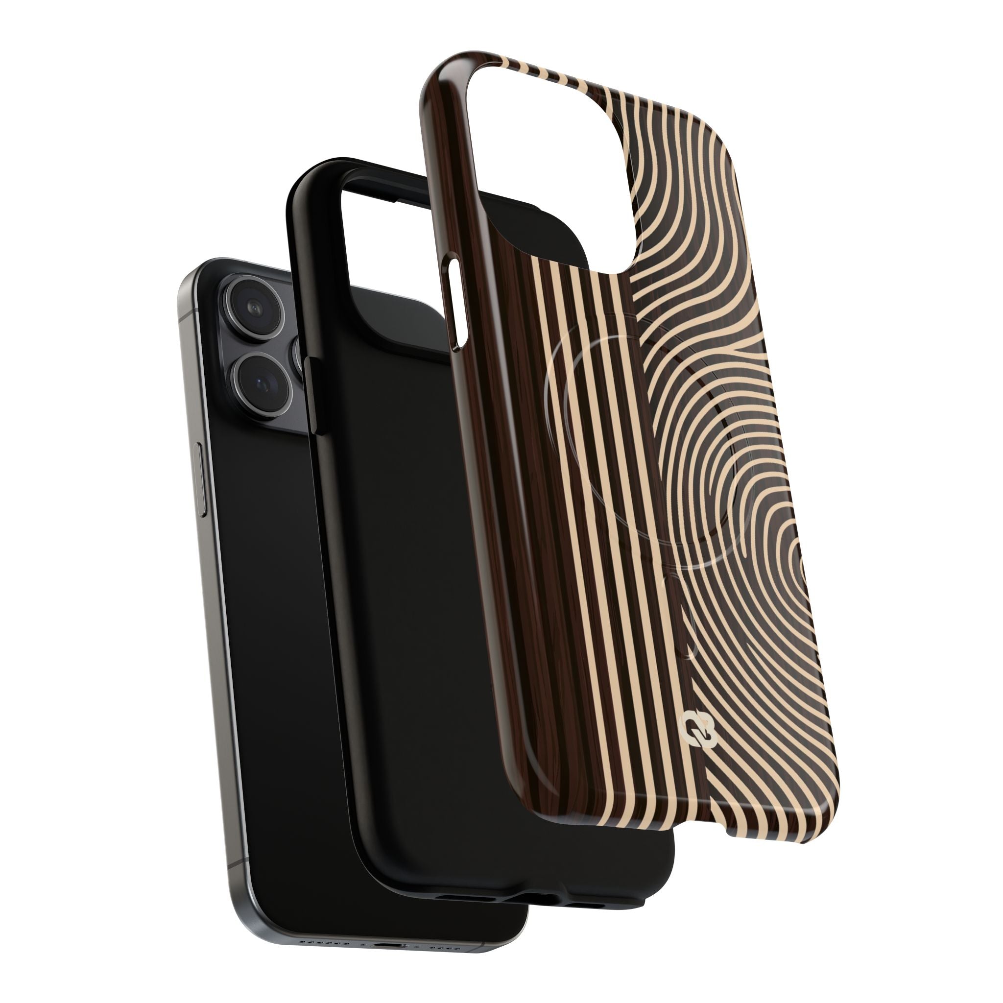 Brown Tough 2.0 Magsafe Phone Case for iPhone - Espresso Sand Ridge