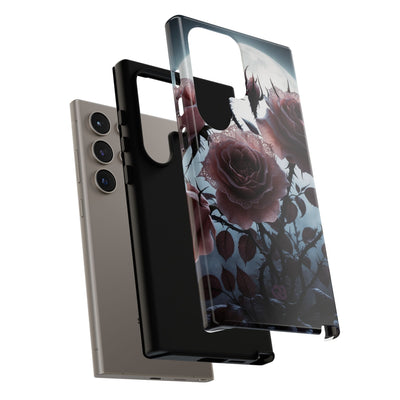 Lunar Lace Petals · Tough Coque de téléphone pour Samsung