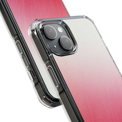 Rose Haze · Clear Impact Magnetic Phone Case for iPhone · Pink