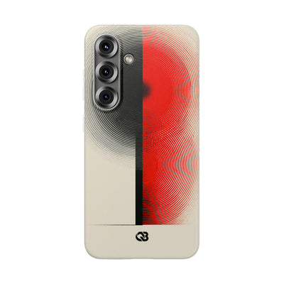 Red Lite Phone Case for Samsung - Split Signal Red