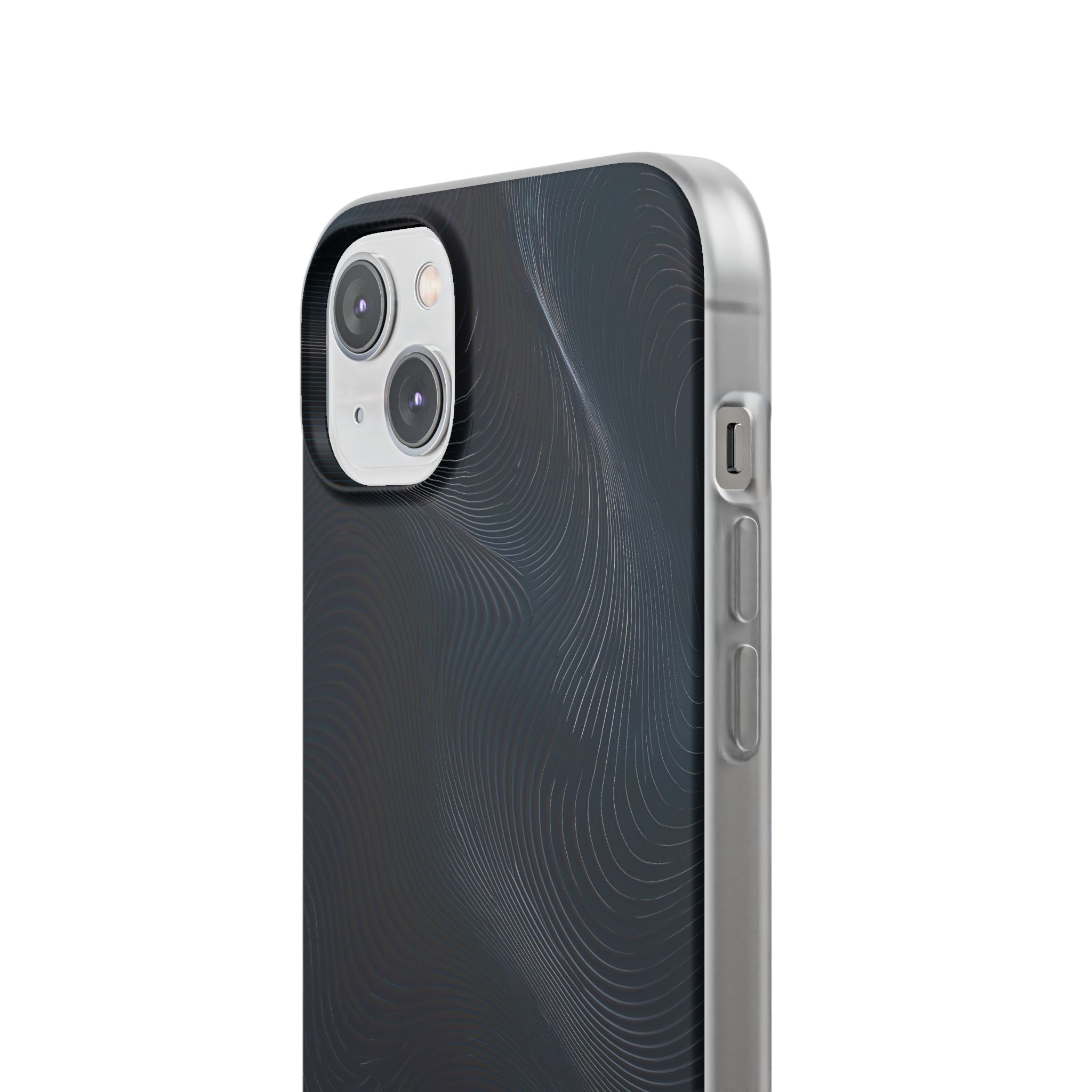 Black Lite Phone Case for iPhone - Obsidian Ridge Flux