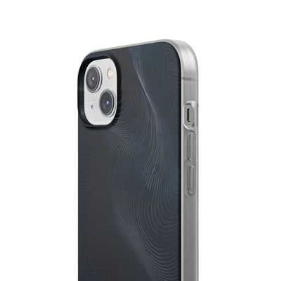 Black Lite Phone Case for iPhone - Obsidian Ridge Flux