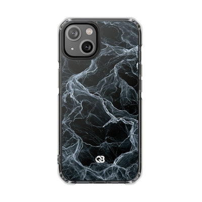 Arctic Gossamer · Clear Impact Magnetic Phone Case for iPhone · Black