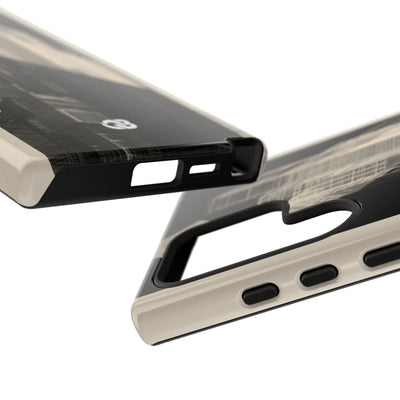 Structural Grid Elevation · Tough Phone Case for Samsung · Black