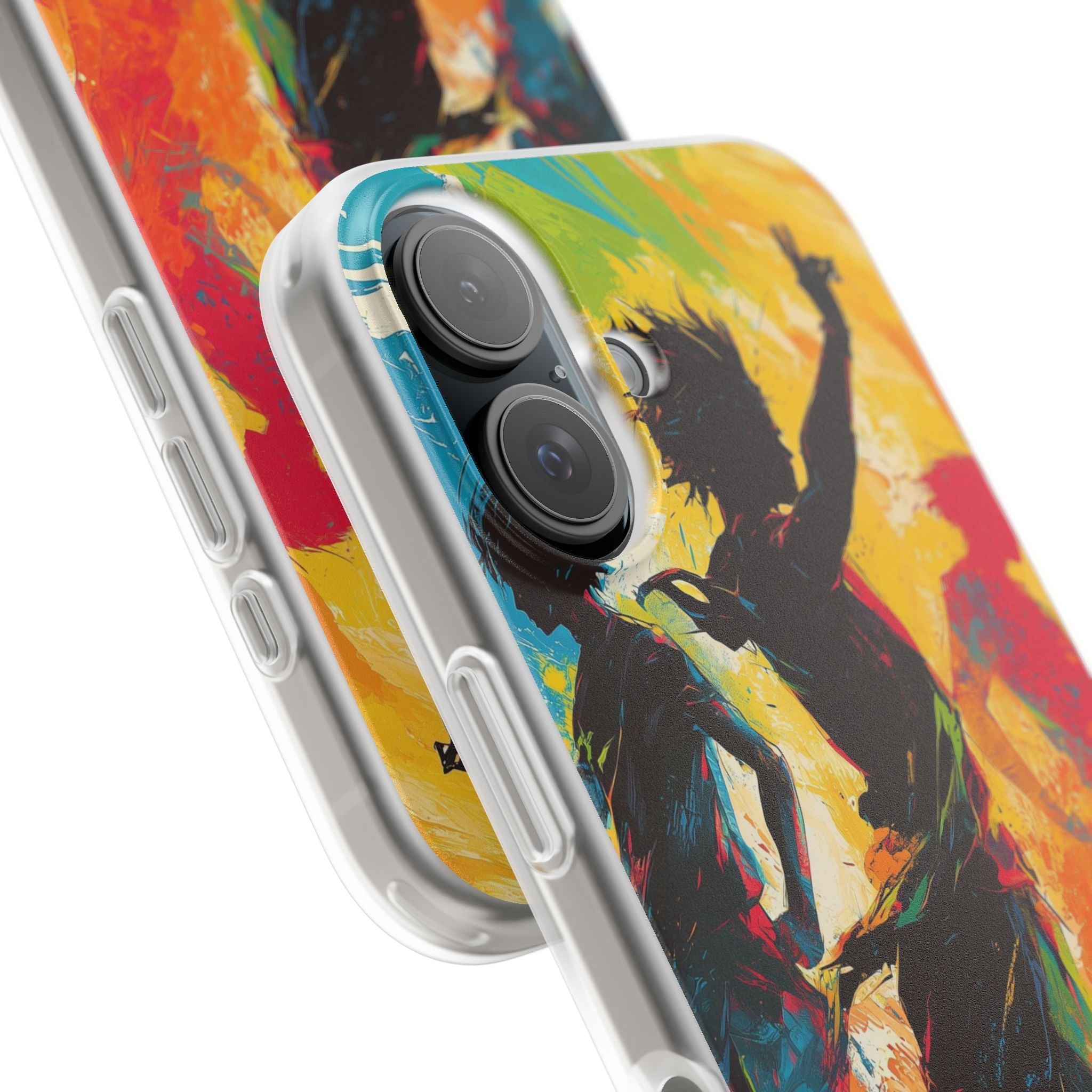 Electric Motion Blur · Soft Phone Case for iPhone