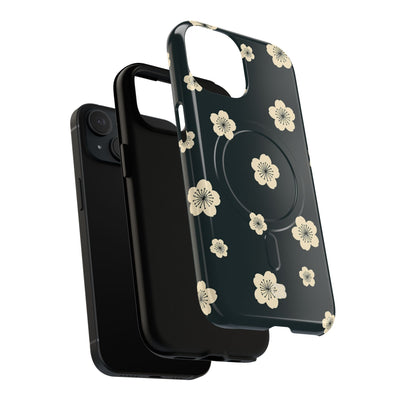 Midnight Sakura Bloom · Tough 2.0 Magnetic Phone Case for iPhone · Black