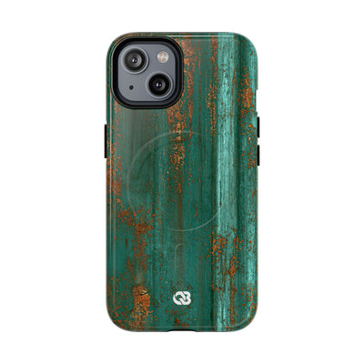 Oxidized Verdigris · Tough 2.0 Magnetic Phone Case for iPhone · Teal