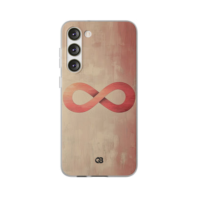 Terracotta Infinity Stroke · Soft Phone Case for Samsung