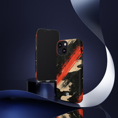 Urban Slash Camo · Tough Phone Case for iPhone · Black