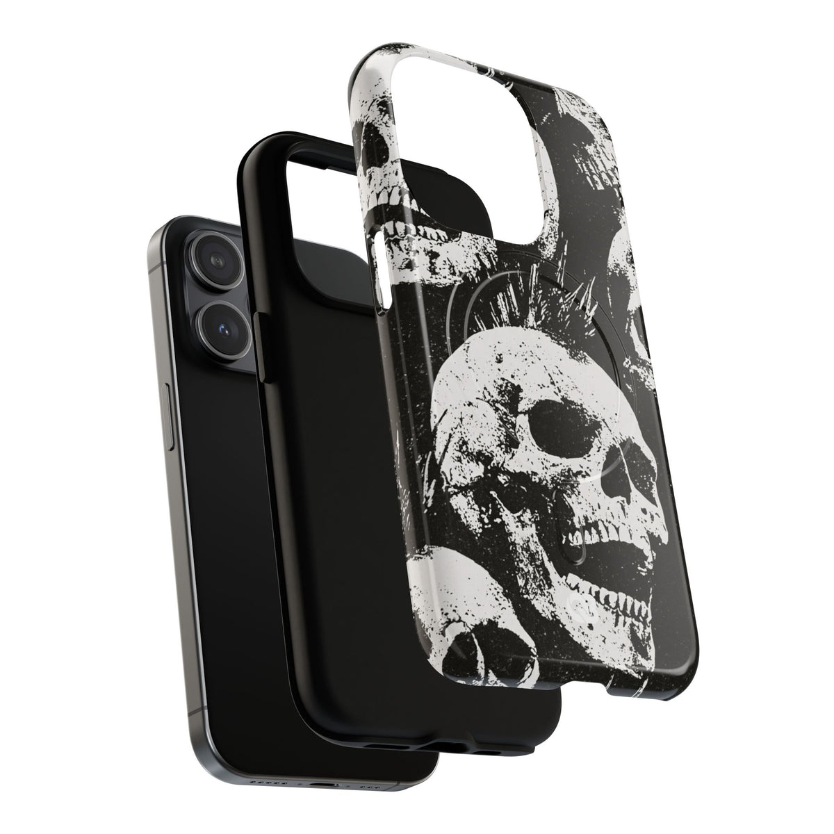 Punk Skull Riot · Tough 2.0 Magnetic Phone Case for iPhone · Black