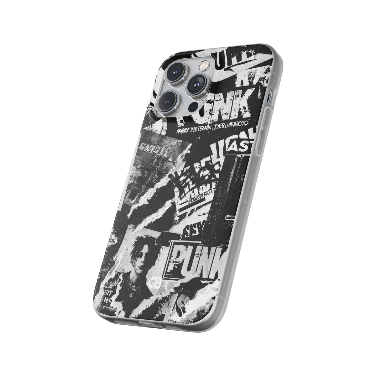 Underground Punk Collage · Lite Phone Case for iPhone ·  Black