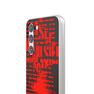 Crimson Redaction · Lite Phone Case for Samsung · Black