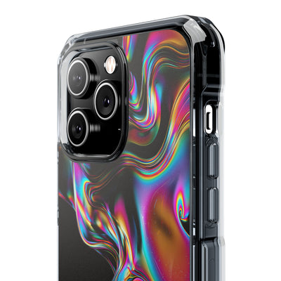 Purple Impact MagSafe Phone Case for iPhone - Liquid Neon Chrome