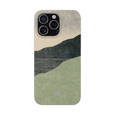 Green Lite Phone Case for iPhone - Moss Ridge Grain
