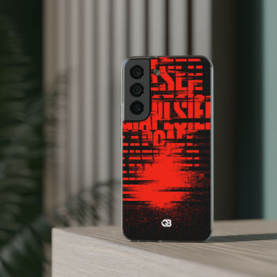 Crimson Redaction · Lite Phone Case for Samsung · Black