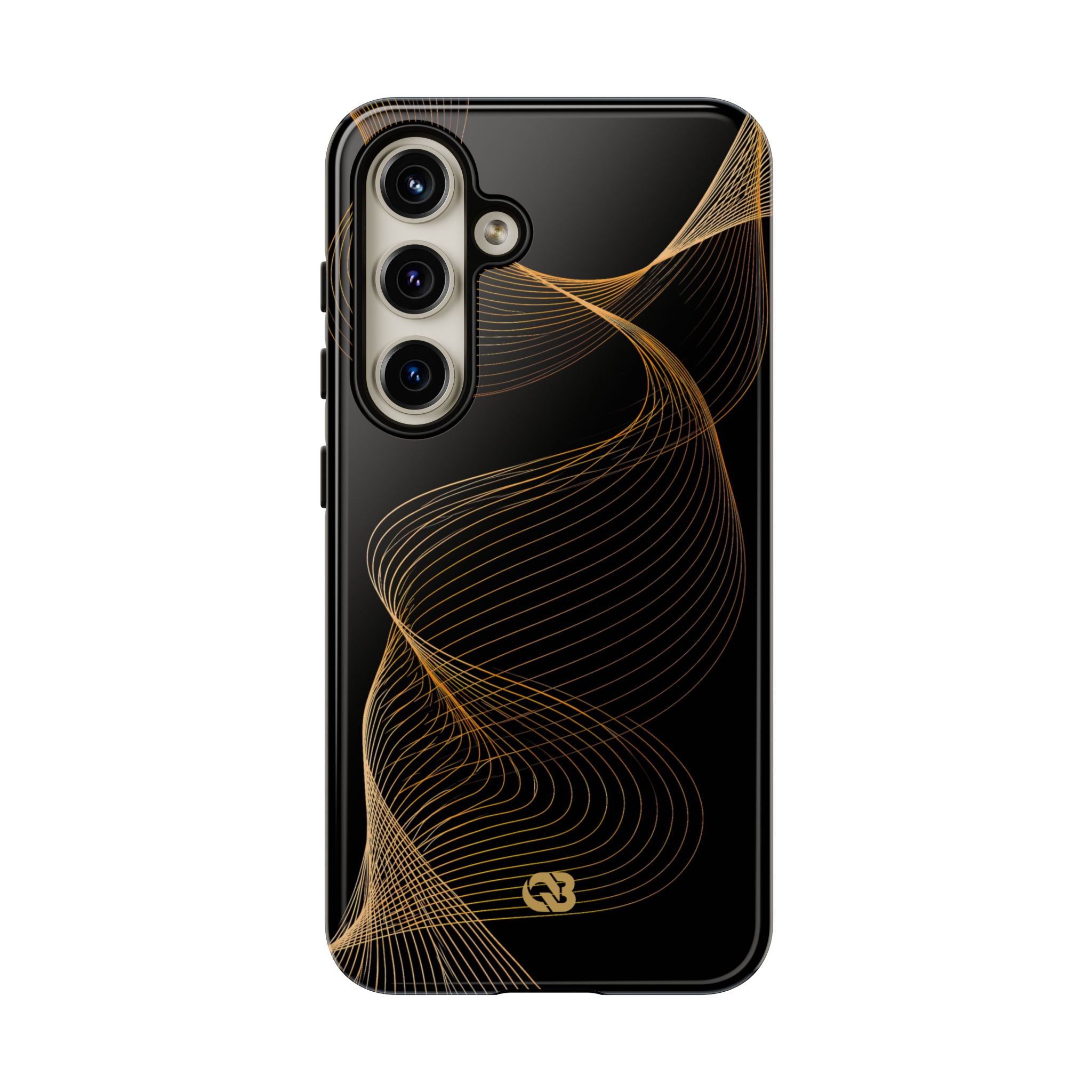 Gold Tough Phone Case for Samsung - Burnished Bronze Helix