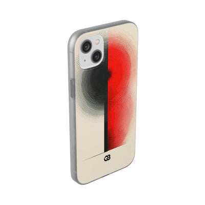 Red Lite Phone Case for iPhone - Split Signal Red