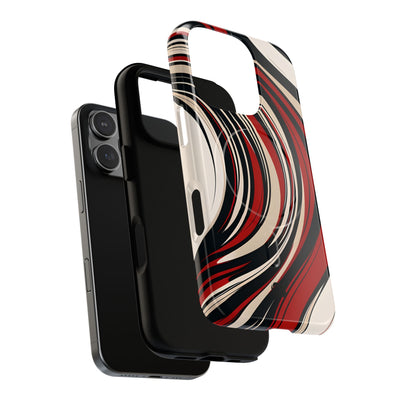 Crimson Flow Waves · Tough+ Magsafe