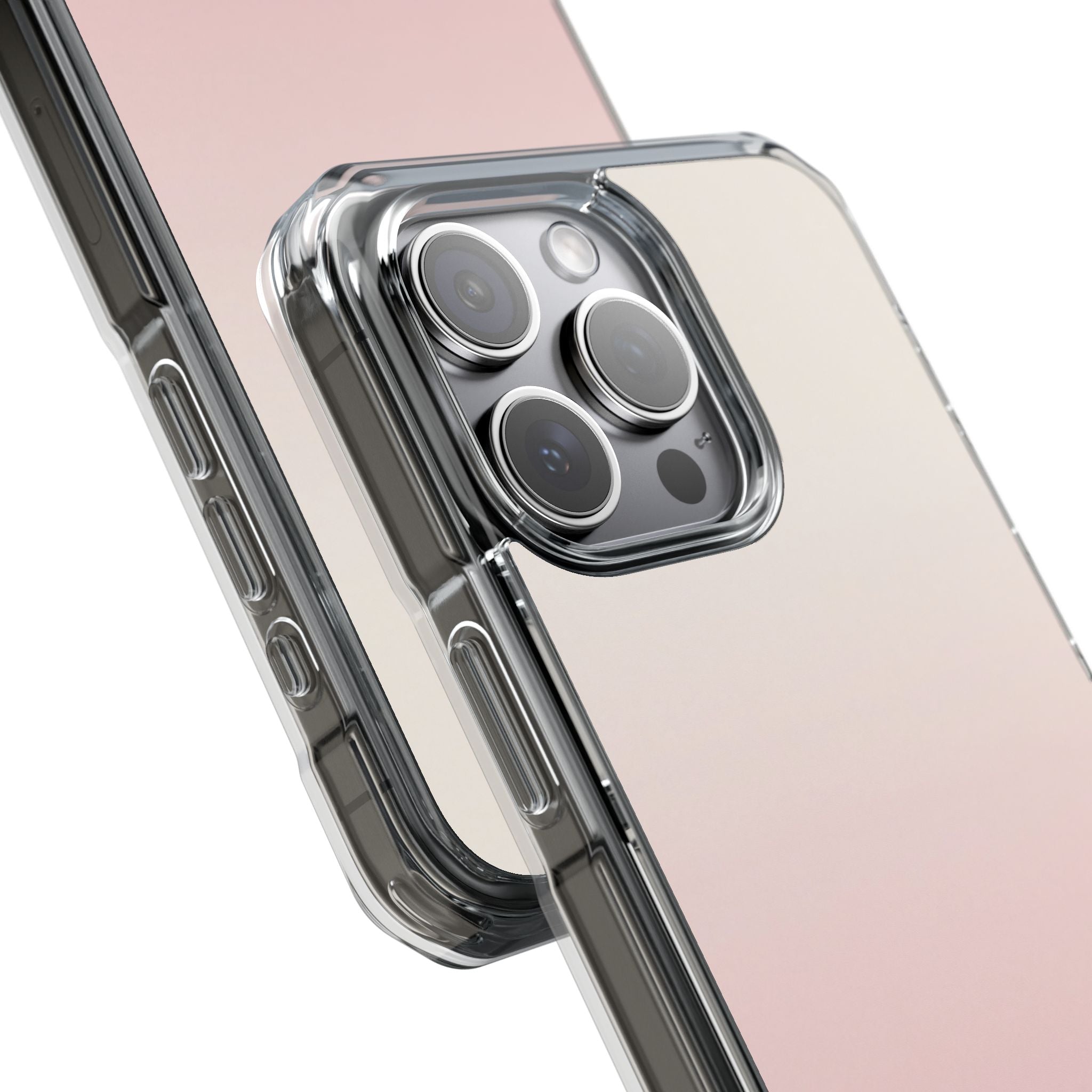 Pink Impact MagSafe Phone Case for iPhone - Frosted Blush Horizon