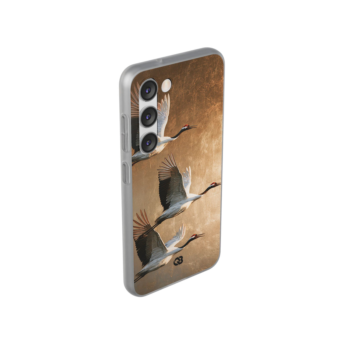 Golden Crane Flight · Lite Phone Case for Samsung · Gold