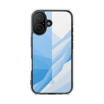 Blue Impact MagSafe Phone Case for iPhone - Arctic Glacial Ridge