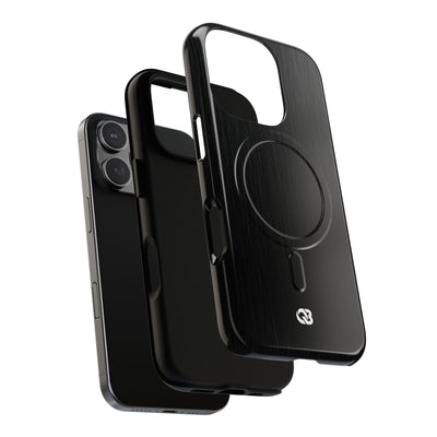 Black Tough 2.0 Magsafe Phone Case for iPhone - Brushed Obsidian Slate